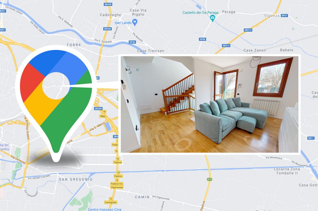 Virtual Tour, integrazioni Google Maps